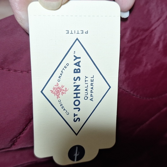 NWT St John's Bay PS deep ruby all weather coat - Picture 4 of 11